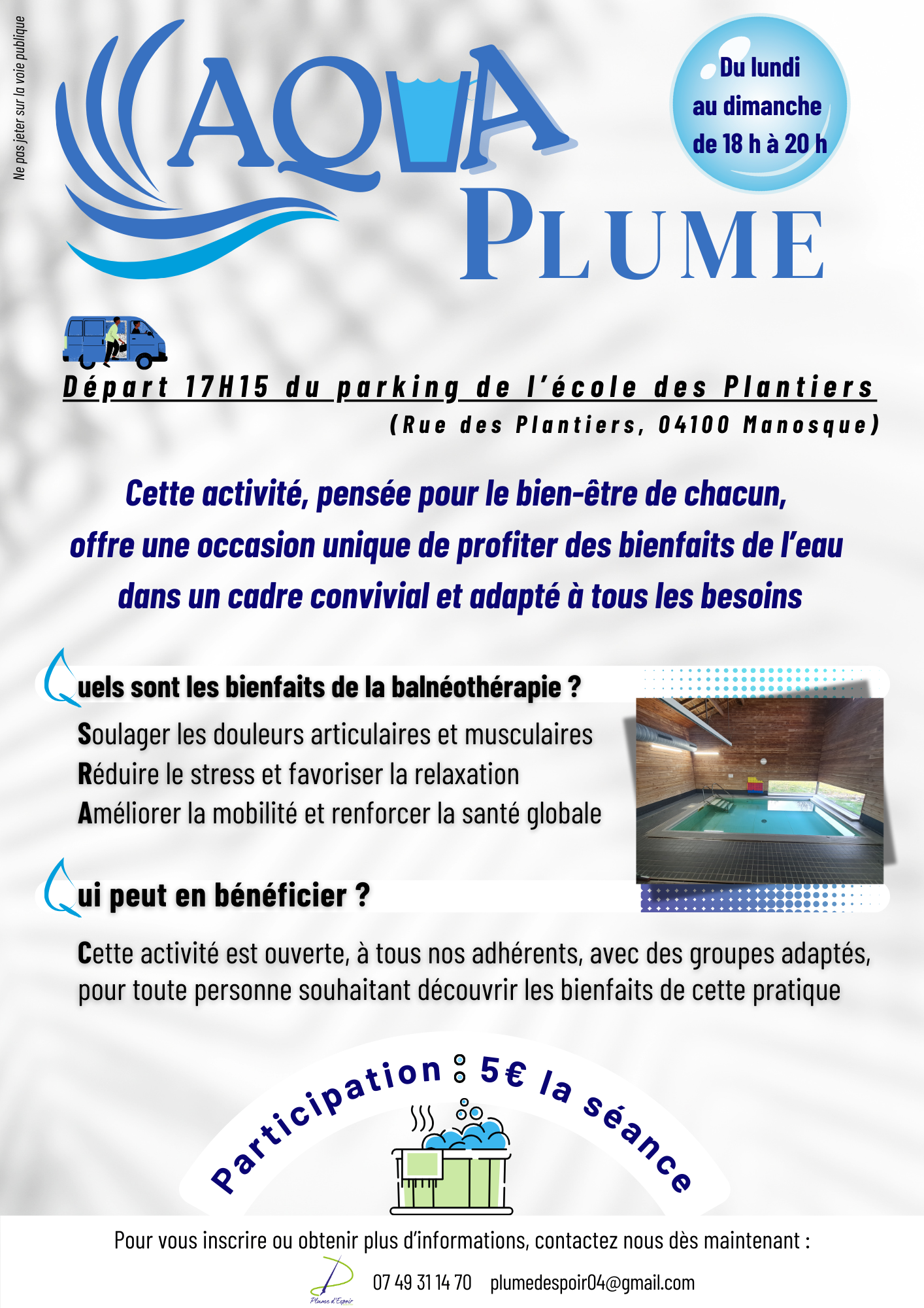 Affiche Aquaplume